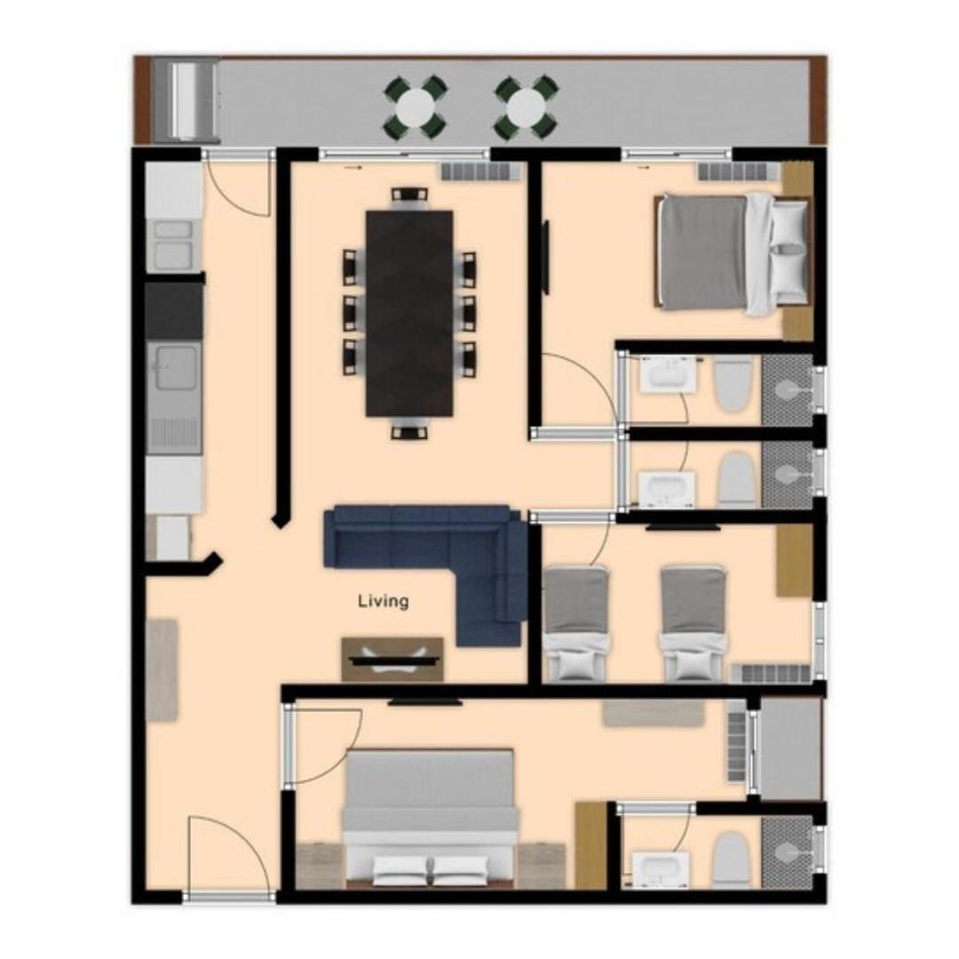 Apartment Grand Rubi Ubatuba